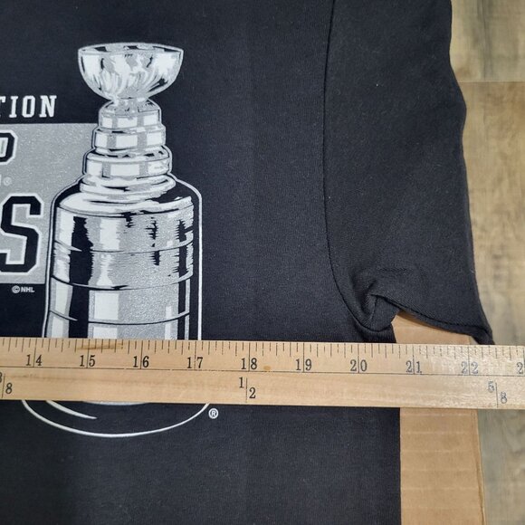 2004 Lee Sport Tampa Bay Lightning Stanley Cup Champions Shirt SZ L Parade Ed - Picture 9 of 10